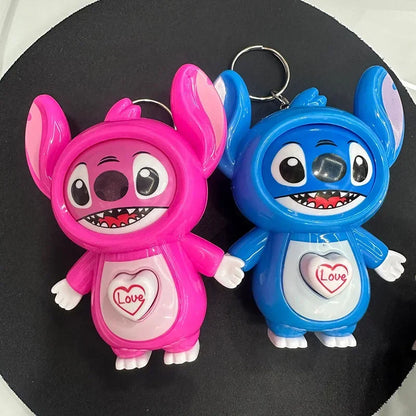Stitch Funny Face Changing Toy Automatic Press Switch Expression Changer Stress Relief Fidget Toy For Kids Adults