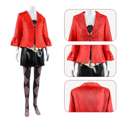 Clown 2cos costume, Little Ugly Girl cosplay costume, Halloween stage, festival performance costume