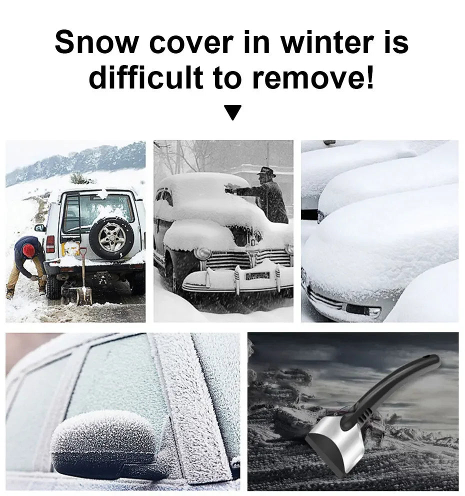 SEAMETAL voiture grattoir à glace pelle de déneigement hiver pare-brise fenêtre nettoyage de la neige outil de grattage brise-glace automatique pelle à neige