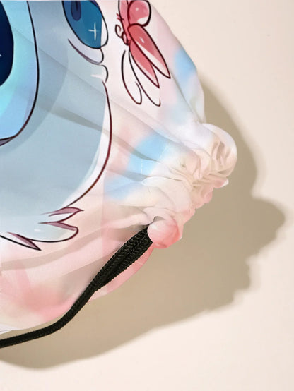 Stitch Drawstring Bags Children Backpack Anime Travel Storage Bag Kids Boys Girls Casual Swim Portable Backpack Christmare Gifts