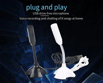 Microphone USB réglable professionnel de haute qualité pour ordinateur portable et ordinateur Studio chant jeu Streaming Mikrofon support micro