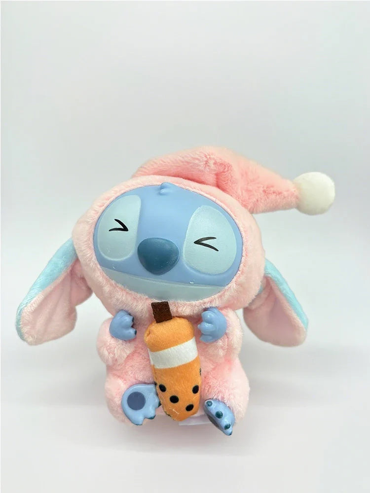 2025 New Stitch Eat Some Thing Before Sleep Series Vinyl Blind Box Bag Pendant Cute Plush Doll Mystery Box Toy Surprise Gifts