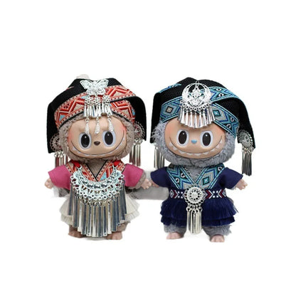 Labubu clothing refers to unique costumes of ethnic minorities in China, with distinctive characteristics (dolls not included)