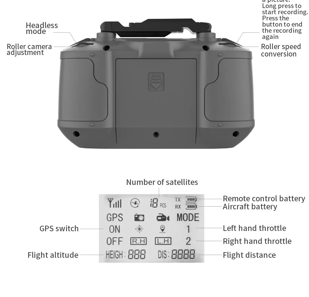 Nouveau Drone GPS L600 PRO MAX/PRO 5KM 4K professionnel HD double caméra 3 axes cardan 360 ° Jouet quadrirotor sans balais pour éviter les obstacles