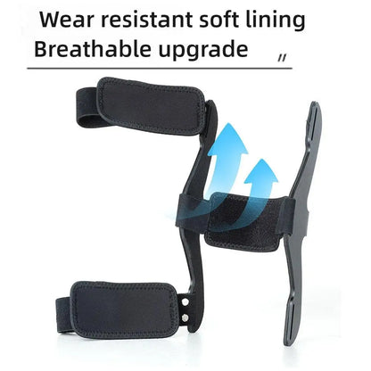 Orthèse d'hyperextension du genou avec aide à la voûte plantaire, stabilisateurs de récupération des jambes pour hémiplégie, attelle de Fixation des articulations du genou