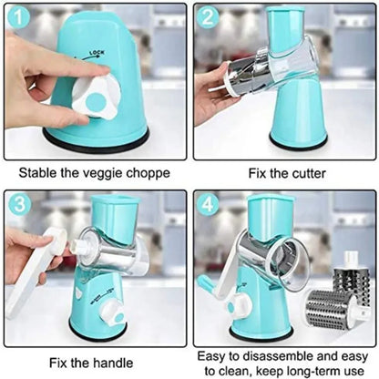 New Fruit & Vegetable Tools Vegetable Chopper Shredders Blender Cheese Grinder Kitchen Gadgets Rotary Food Cutter Kitchen