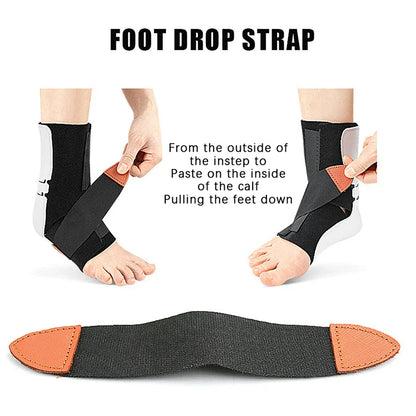 Orthèse de pied tombant réglable, entorse de la cheville gauche ou droite, stabilisateur, protection du pied pour correction d'hémiplégie, rééducation