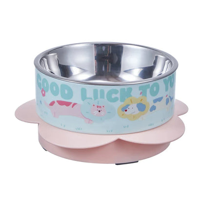 Single pet feeding bowl with large pet feeding capacity. Removable design for easy cleaning. Essential for home pets.pet bowl.