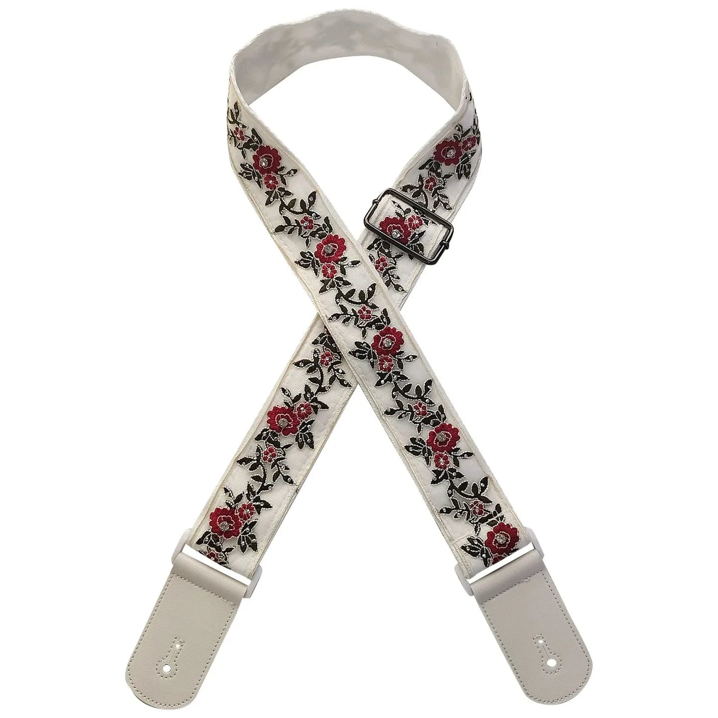 Sangle de guitare pour guitare électrique et acoustique, bandoulière réglable et résistante en dentelle, accessoires de guitare, sangle de guitariste
