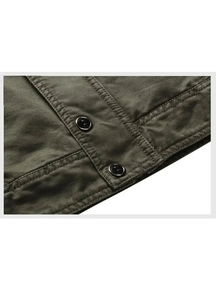 2024 New Casual Climbing pilots Jacket Men Plus Size 6XL Jaqueta Masculina working clothes Spring Autumn Cargo Mens Jackets Coat