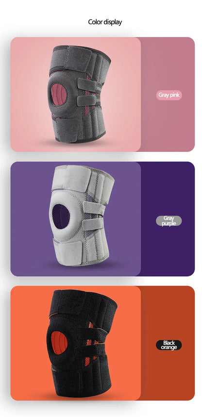 1PC genouillère orthopédique genouillère soutien douleur articulaire Relif rotule protecteur réglable Sport genouillère garde ménisque Ligament