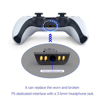 Connecteur Jack pour Port casque PS5 DualSense, station de chargement, Interface Audio, pièces de réparation, vente en gros, 50 pièces/lot