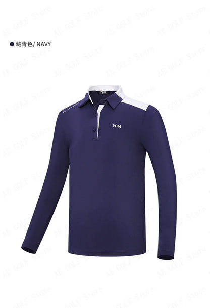PGM Girls Golf T-shirts à manches longues Vêtements de golf pour enfants Tissu de sport confortable et doux pour la peau Vêtements pour enfants YF548