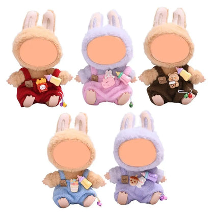 Doll Clothes For Labubu 6.7 Inches (17 Cm) Outfit And Accessories，Feminine Outfits For Labubu （Just Clothes ）