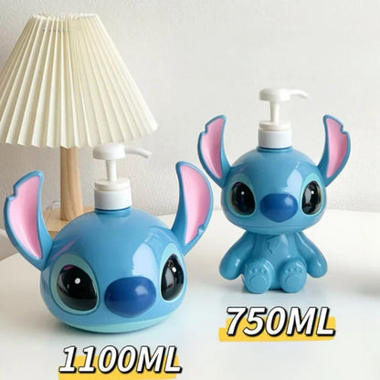 1pc Styling Lotion Bottle Stitch Separate Bottle 1100ml Big Head Shape Press Bottle Big Empty Bottle Shower Sel Shampoo Bottle b