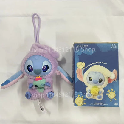 15CM New Stitch Eat Something Before Sleep Series Blind Box Plush Dolls Pendant Cute Doll Ornament Mystery Box Surprise Toy Gift
