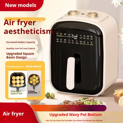 6L Air fryer Electric Air Fryers  Oil-free Automatic  Large capacity multifunctional air electric fryerully automatic all-in-one