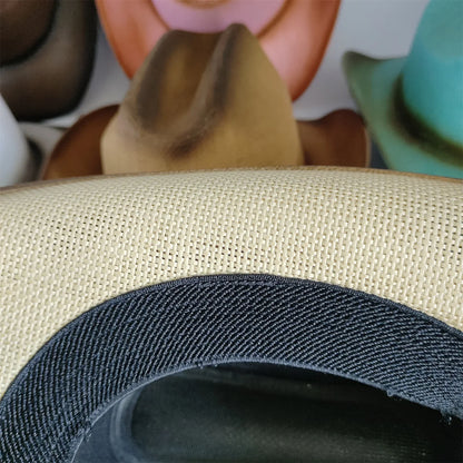 Nouveau chapeau de cowboy dégradé rétro Western pour hommes et femmes, chapeau de cowboy de scène de fête en plein air, chapeau de chevalier, sombrero de cowgirl vaquero