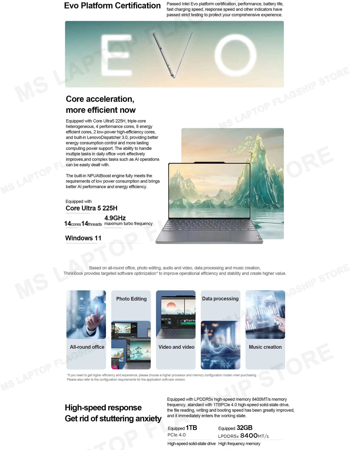 【2025 New】Lenovo ThinkBook X 32G+1T Ultra5/Ultra9/ARC 13.5inch 2.8K 120Hz （Optional Touch Version）