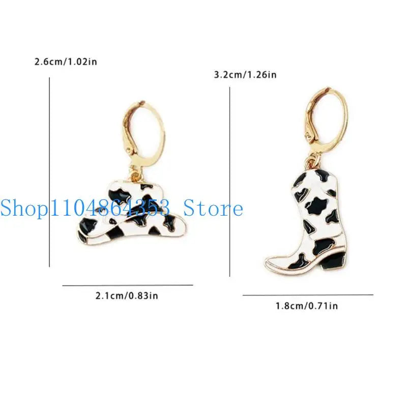 652f boucles d'oreille Western Boucles d'oreilles Cadeaux bijoux pour femmes Decor pour adolescents filles