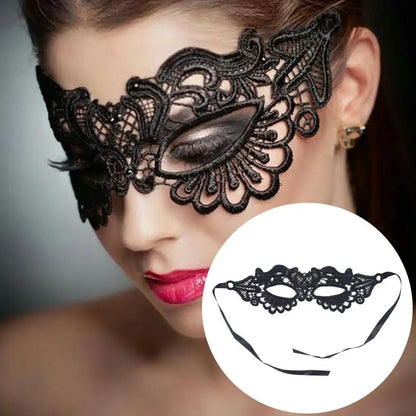 Mordarli Masque de mascarade pour femme Masque pour les yeux en dentelle pour Halloween Costume Party Masque de mascarade pour femme
