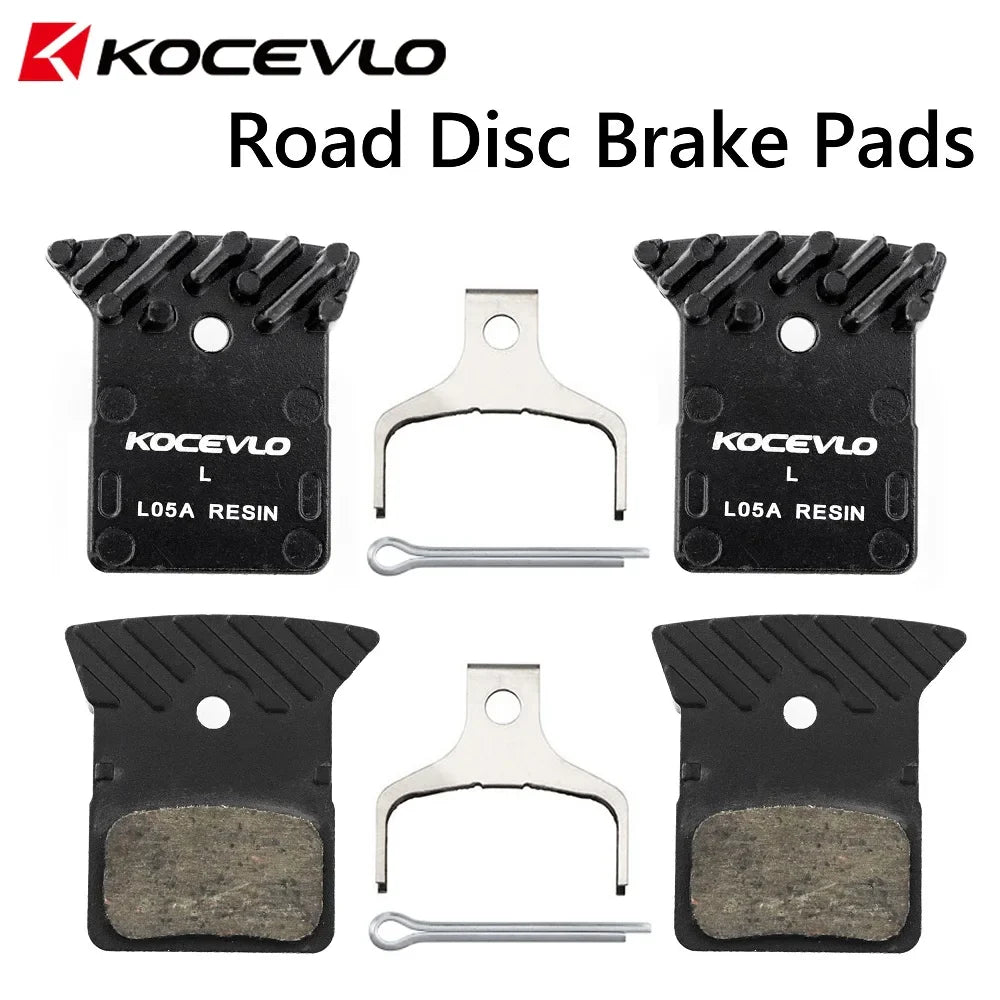 2 paires de plaquettes de frein glacées en résine Kocevlo L05A pour étrier de frein à disque de route SHIMANO up L03A/L02A
