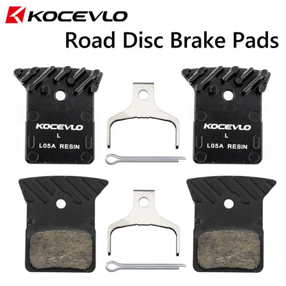 2 paires de plaquettes de frein glacées en résine Kocevlo L05A pour étrier de frein à disque de route SHIMANO up L03A/L02A