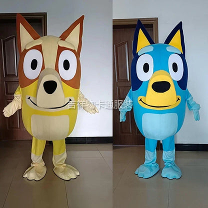 Costume de poupée de dessin animé Dog, 1:1, pour adulte, marche, cosplay, performance, activité, accessoires