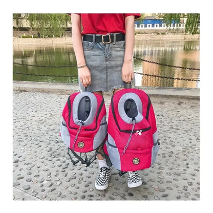 Pet Backpack for Small and Medium Dogs, Pet Carrier Backpack, Breathable Travel, Dog Carrier, Pet Transport Supplies