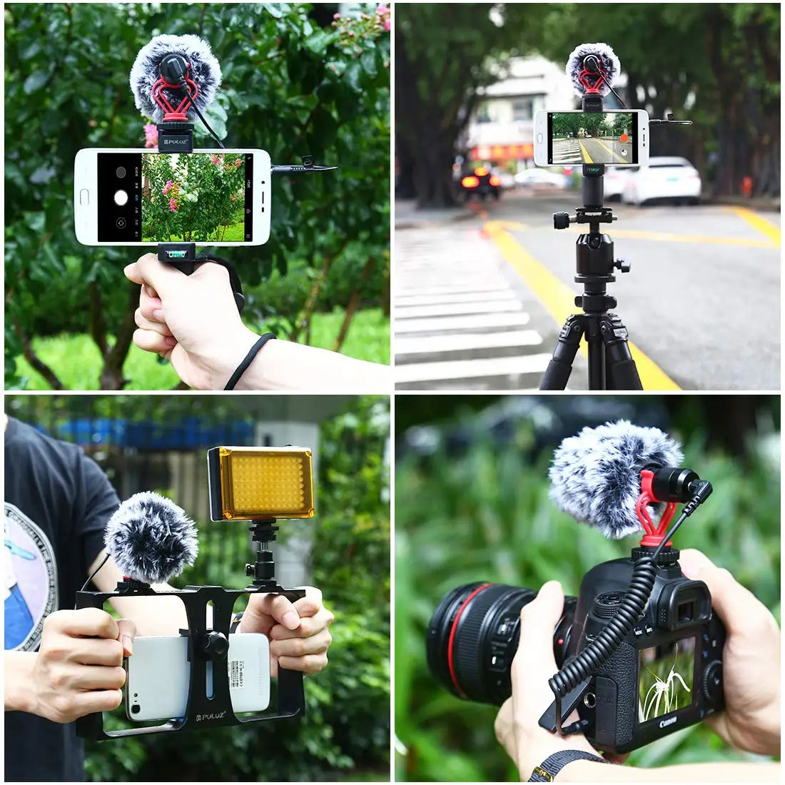 Microphone de fusil de chasse vidéo à condensateur pour entretien professionnel, avec câble Audio de 3.5mm, pour caméscope DSLR DV, iPhone, Smartphone Android