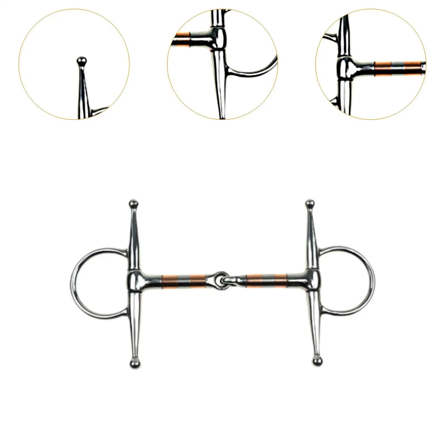 Horse Bit Stallion Training Bit Sturdy H Shape Horse Chewing Training Bit Horse Snaffle Horse Riding Snaffle for Equestrian