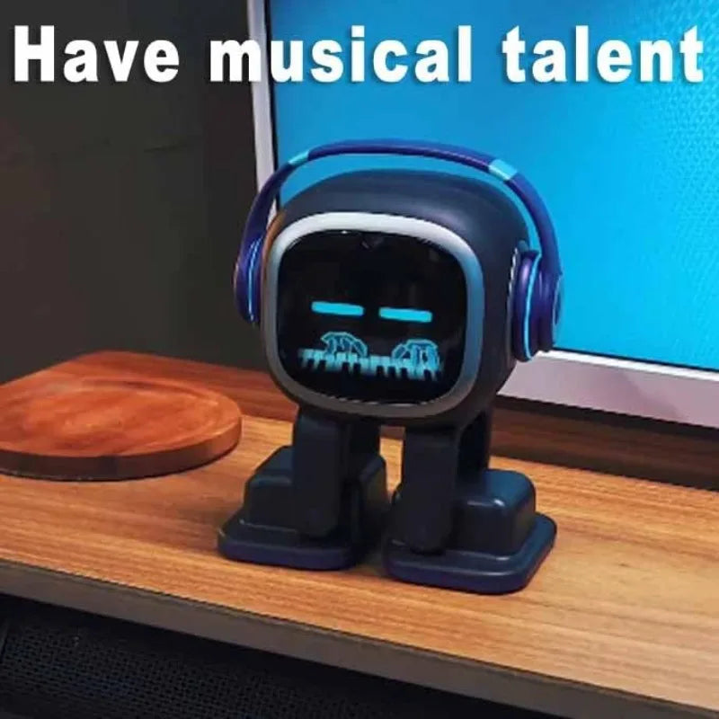 Robot compagnon - ChatGPT activé avec des commandes vocales et une fonction de danse, une animal de compagnie robot interactif avec une personnalité, livrée