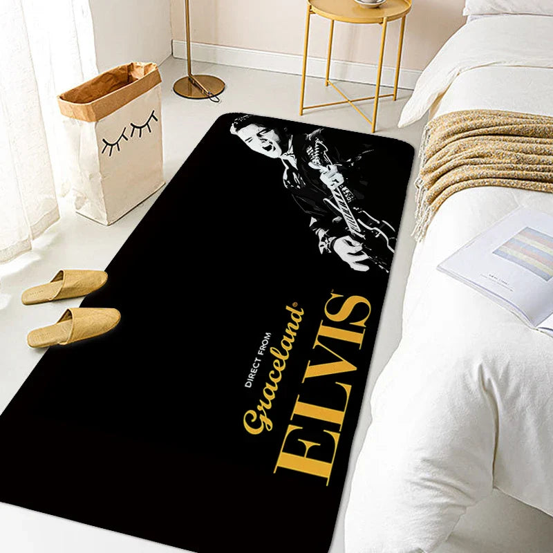 Rug for Bedroom E-Elvis Room Decorating Items Bathroom House Entrance Mat Living Room Floor Carpet Home Decorations Bathmat
