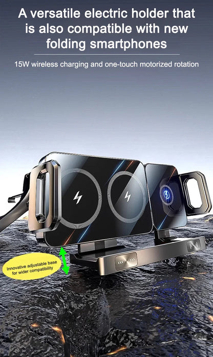 Reliable Car Mount Cell Phone Holder Durable fully motorized Silent Stable clamping Cell Phone Holder Safety Intelligent Durable