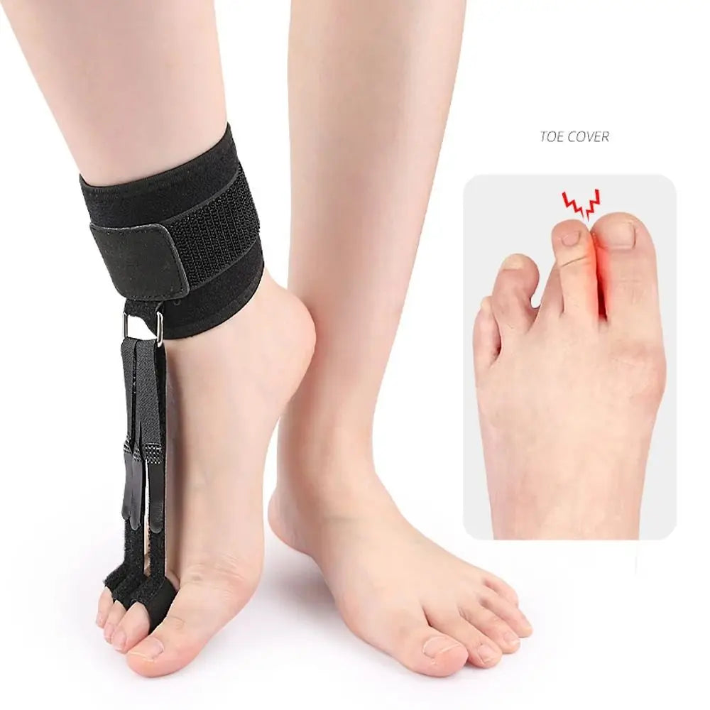 Correcteur d'orteils réglable, orthèses fixées et réglables, correcteur de Valgus d'orteil bouclé, attelle d'orteil respirante avec boucle en métal