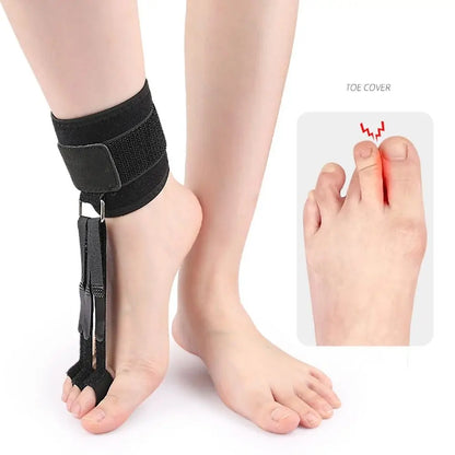 Correcteur d'orteils réglable, orthèses fixées et réglables, correcteur de Valgus d'orteil bouclé, attelle d'orteil respirante avec boucle en métal