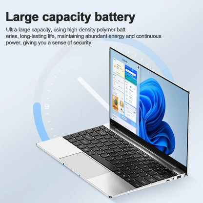 Laptop Intel Pentium N3700 16GB RAM 2048GB SSD Notebook 1920*1080 Resolution Windows 11 Unlock Computer Office Study gamer PC