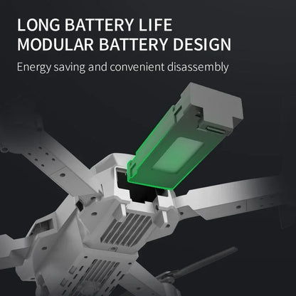 Drone FPV WiFi E88 Pro 2025 – Caméra simple/double 4K/1080P, HD grand angle, maintien d'altitude, jouet d'hélicoptère RC quadrirotor pliable