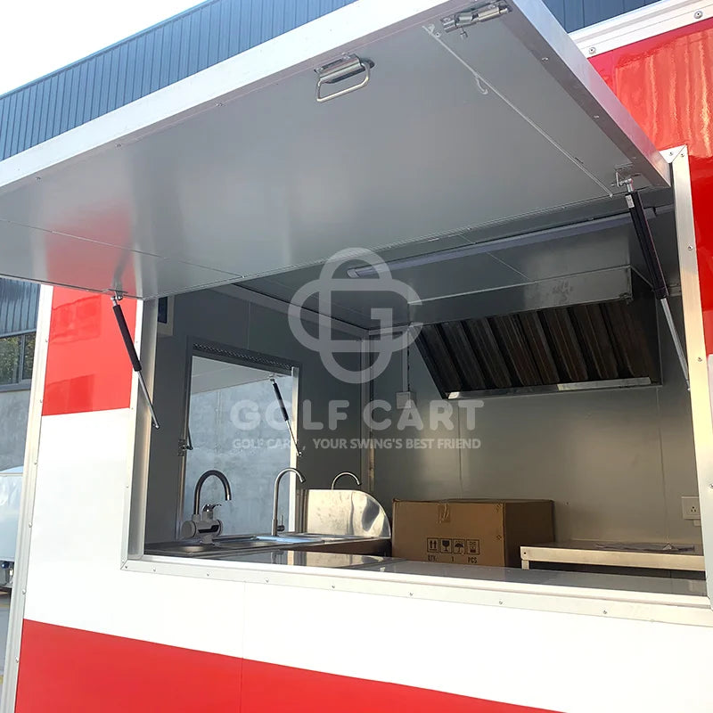 Custom Size Design Mobile Kitchen Food Truck Concession Trailer USA Street Food Truck Pizza Fast Food Trailer