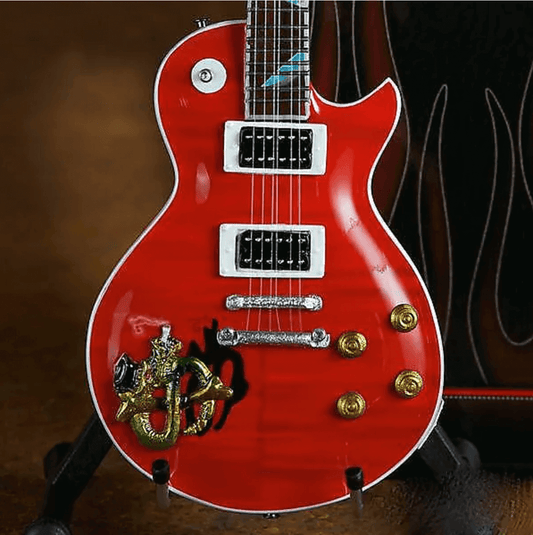 Réplique miniature de guitare de collection Slash Signature Red Snakepit