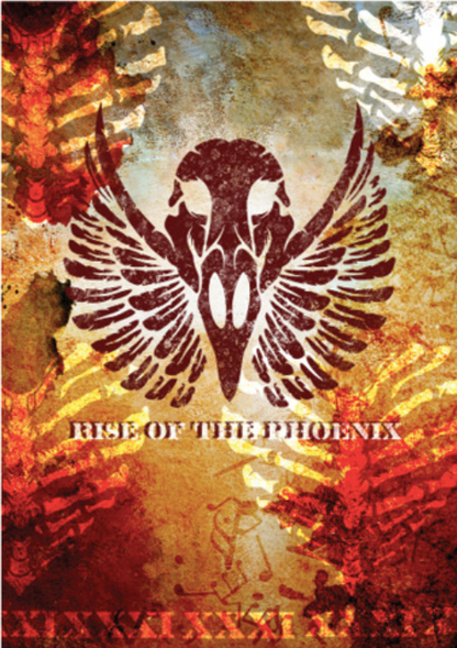 Creative Expressions Andy Skinner Rise Of The Phoenix 8 in x 8 in Stencil