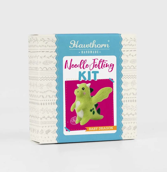 Hawthorn Handmade Baby Dragon Mini Needle Felting Kit