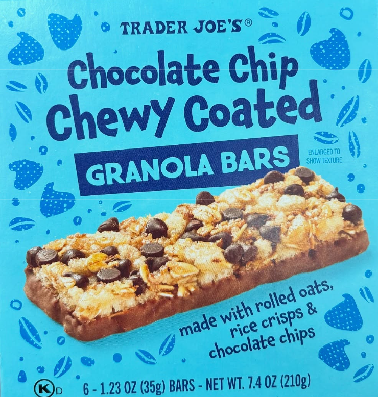 Barres granola enrobées au chocolat Trader Joe's, 210g