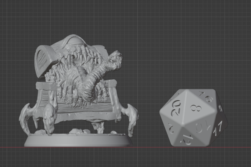 Mimic Chest | Grabber Tongue | Small (1in base) | 5e