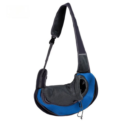 Sac à dos pour animaux de compagnie, sac de transport de voyage portable, sac à bandoulière extérieur mains libres adapté aux fournitures pour animaux de compagnie de chat et de chien