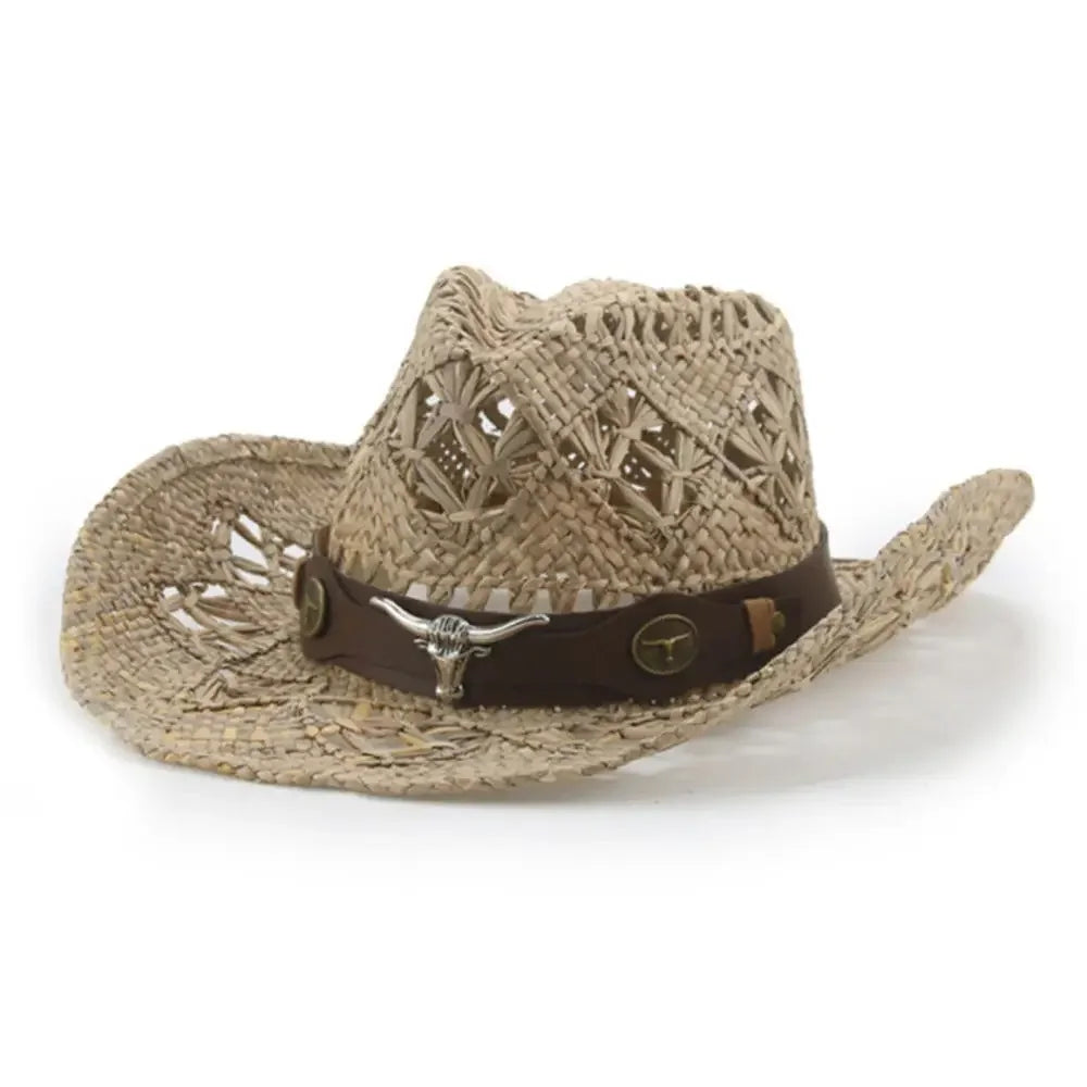 Western Wild West Sheriff Hat With Five Star Party Costume For Men Lady Jazz Cowgirl Wide Cowboy Hat Unique Star Badge Decors