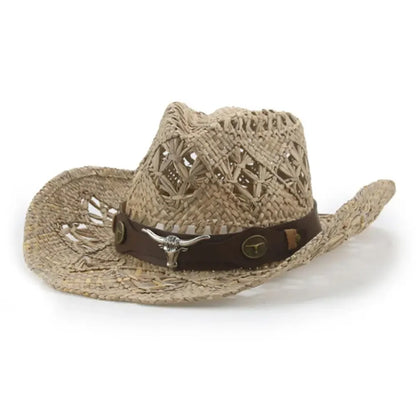Western Wild West Sheriff Hat With Five Star Party Costume For Men Lady Jazz Cowgirl Wide Cowboy Hat Unique Star Badge Decors