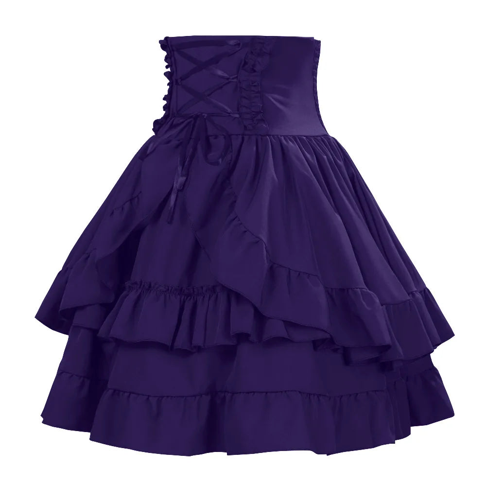Victorian Costume with Renaissance Elements Dress Stylish Arrival European Multiple Layers Costume for Women Female Garment