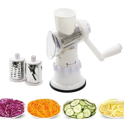 Multifunctional Roller Vegetable Cutter Hand Crank Home Kitchen Shredder Potato Grater Vegetable Cutter & Slicer Garlic Shredder