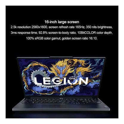 Lenovo Gaming Laptop LEGION Y7000P (5i Gen 9) 2024 Intel i7 14650HX NVIDIA RTX 4050 4060 4070 16"Inch 2.5K Computer PC Notebook